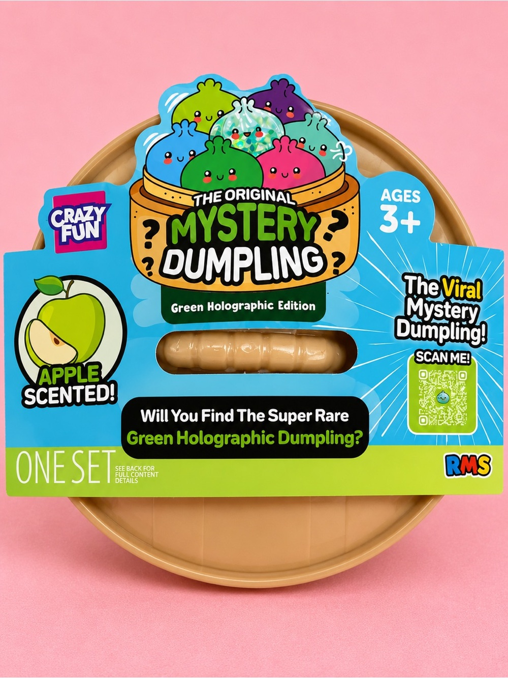 The Original Mystery Dumpling - Green Holographic Edition (Apple Scented)